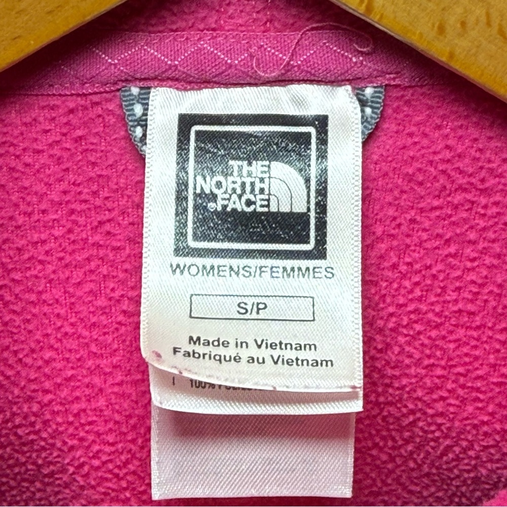 The North Face Women's Pink Fleece TKA 100 Hooded Jacket | S - Picture 2 of 6